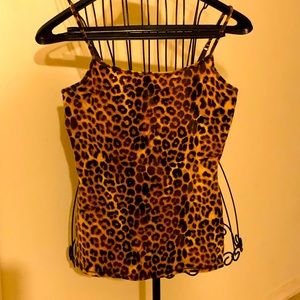 Express Leopard Tank Top